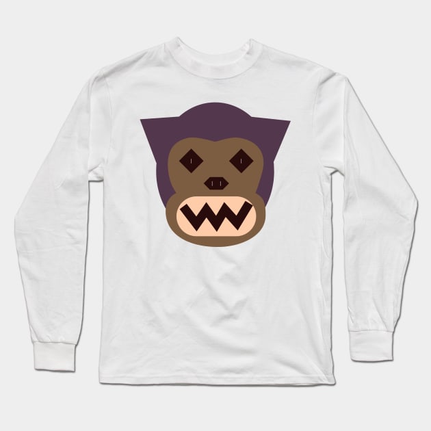 Monkey Trool Sea Long Sleeve T-Shirt by RedPOD